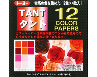 Tant Paper Red Set – 48 Blatt 12 Muster