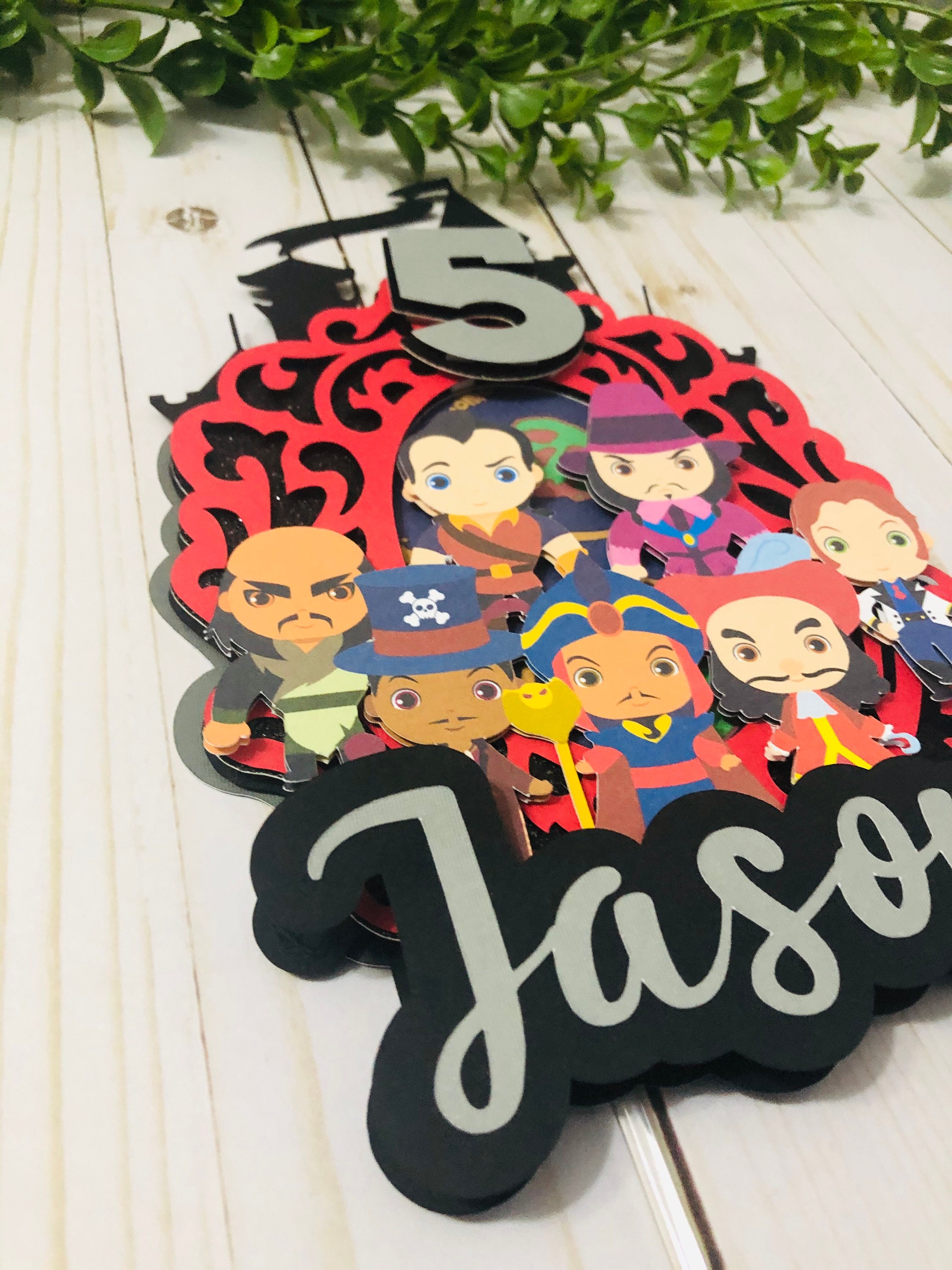 VILLAINS Cake Topper. Boy or Girl Theme Villain Cake Topper. Etsy