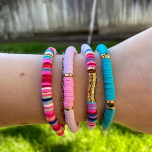 Summer Beaded Bracelets | Clay Bead