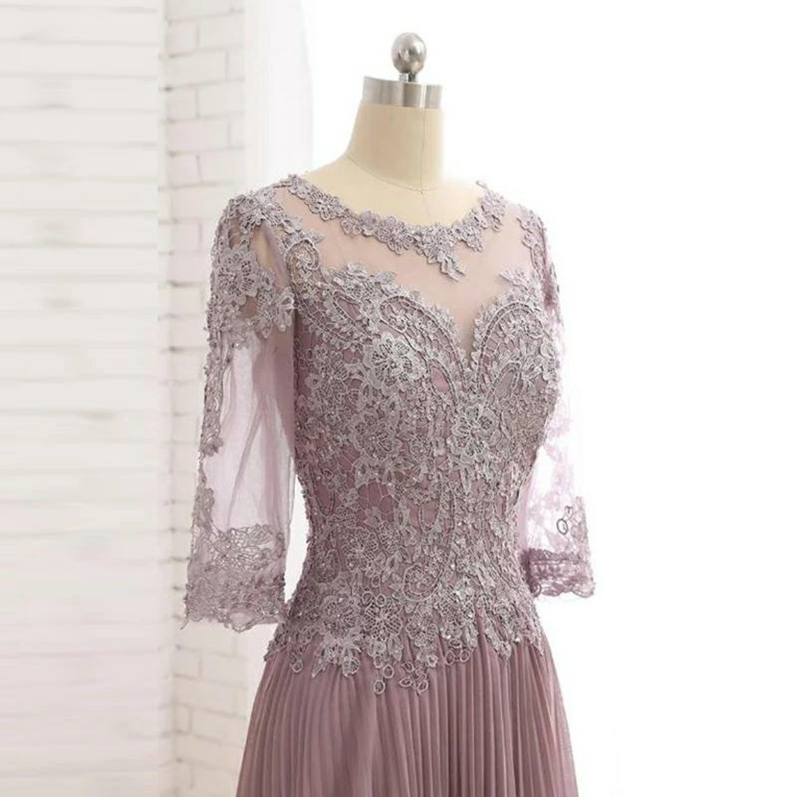 mother of the bride dusty pink