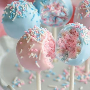Gender Reveal Cake Pops | Baby Shower Cake Pop | Baked Goods