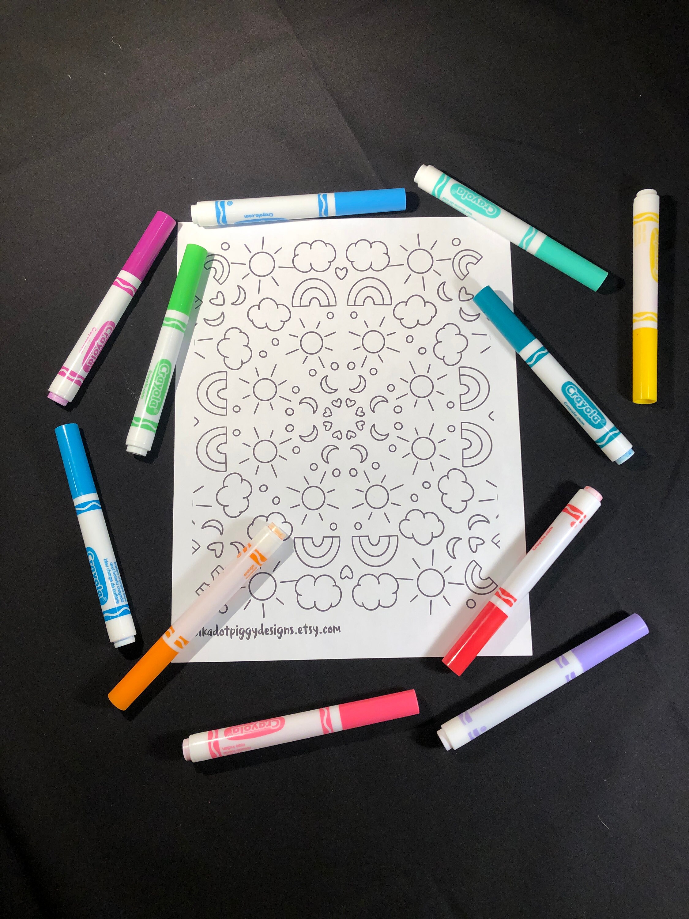 Download Kids Coloring Page Bundle PDF File | Etsy