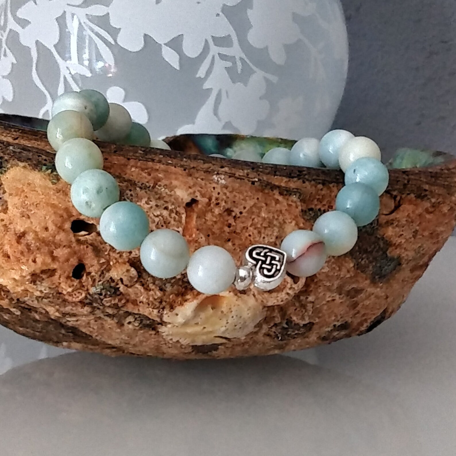 8mm Amazonite Crystal Bracelet - Etsy