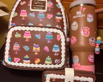 Loungefly Disney Princess Cakes Mini Backpack NWT Valentine Gift Loungefly Disney Princess Cakes Mini Backpack | Hot Topic main image 4