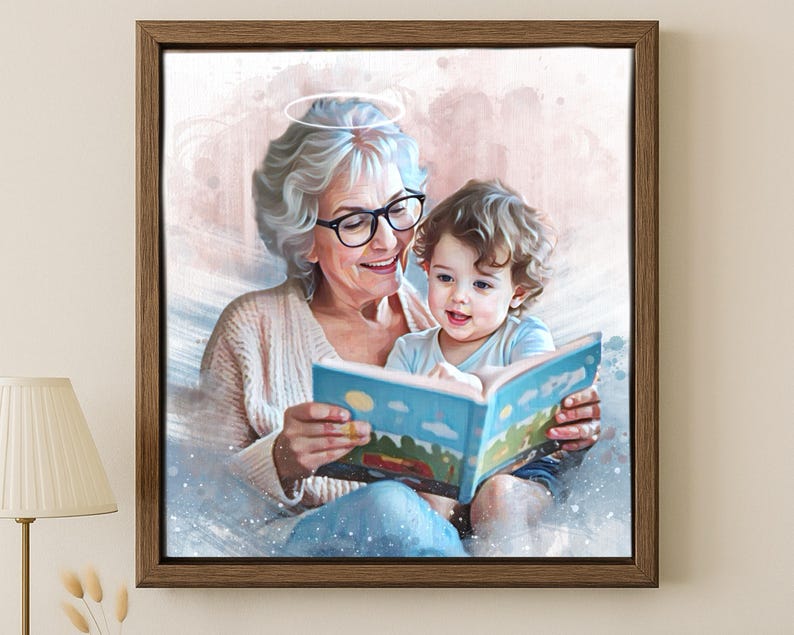 Custom Memorial Portrait – Add Loved One to Family Photo (Digital Download or Print) image 10