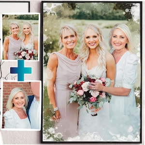 Fusionar y agregar un ser querido a una foto, editar, combinar fotos conmemorativas, fusionar y agregar una persona a una foto, combinar imágenes, editar fotos personalizadas, agregar una foto de la abuela