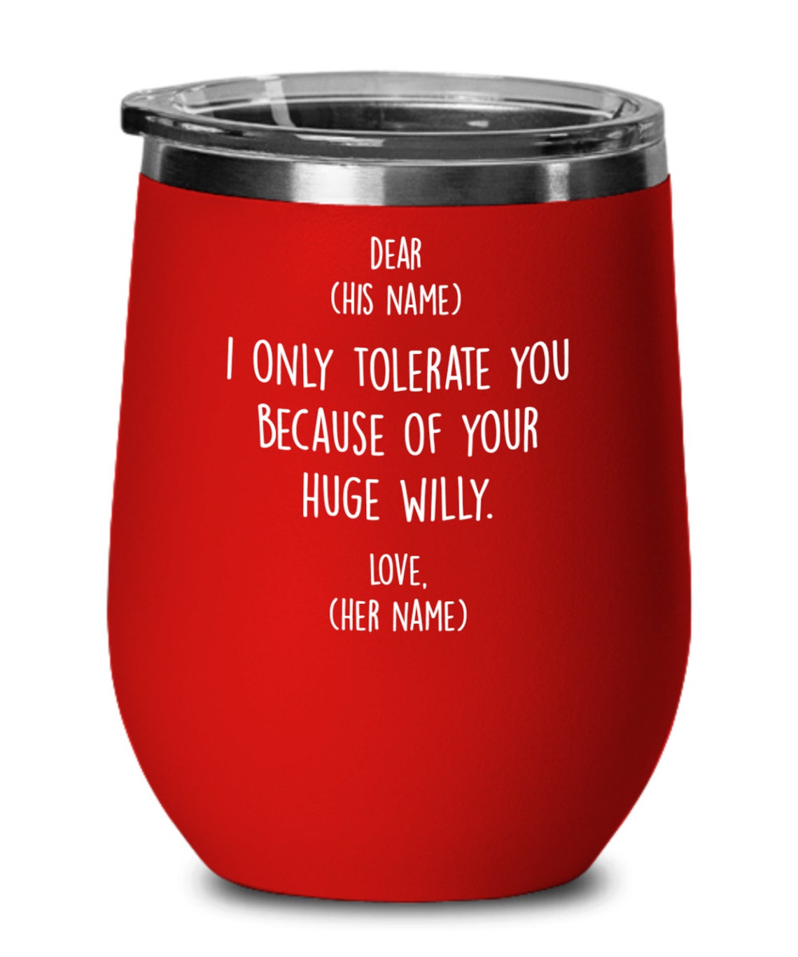 Funny Personalized Gift for Him I Tolerate you because of Etsy