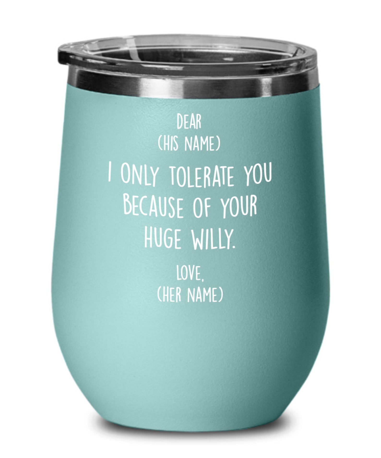 Funny Personalized Gift for Him I Tolerate you because of Etsy