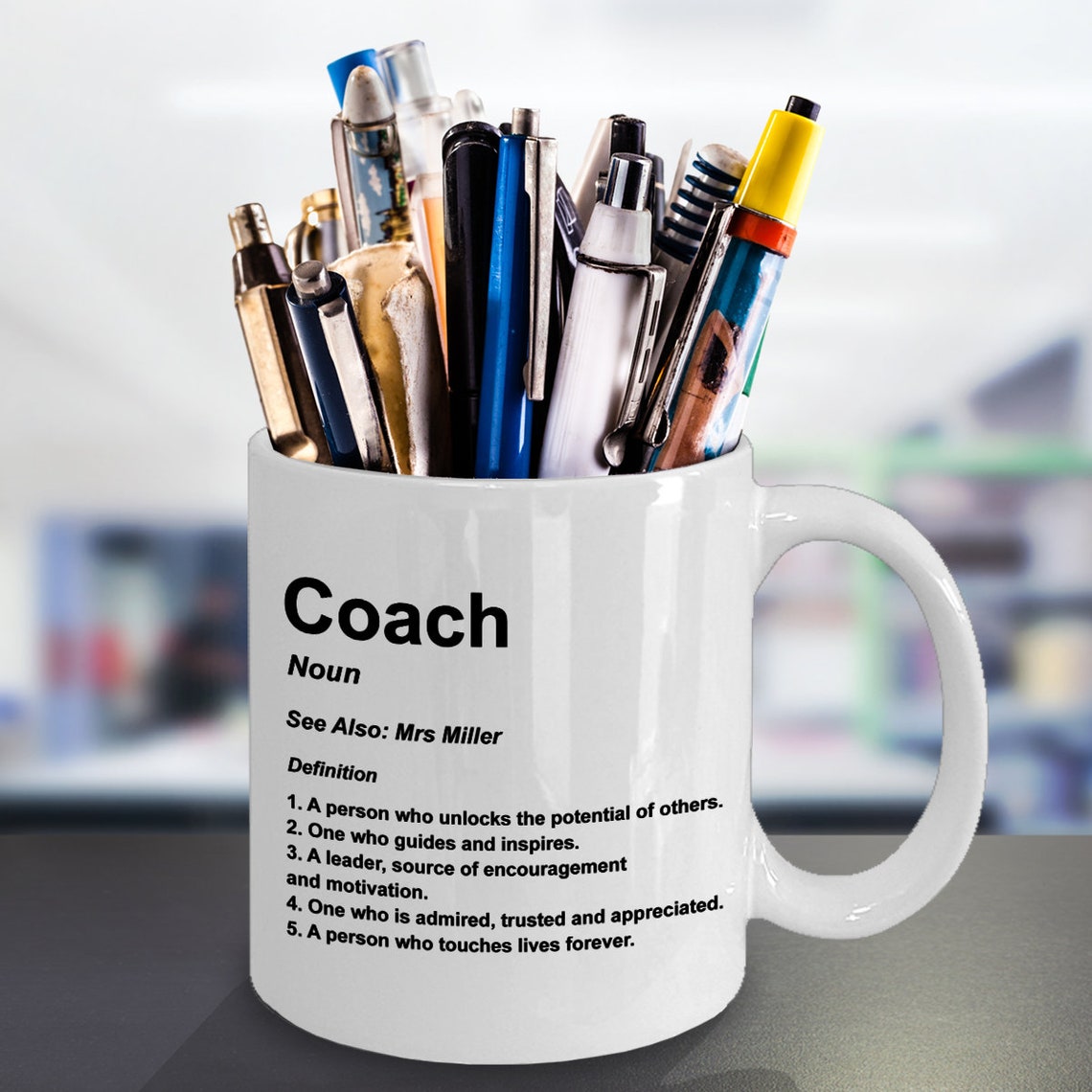 Coach Personalised gift custom name coach gift Inspirational Etsy