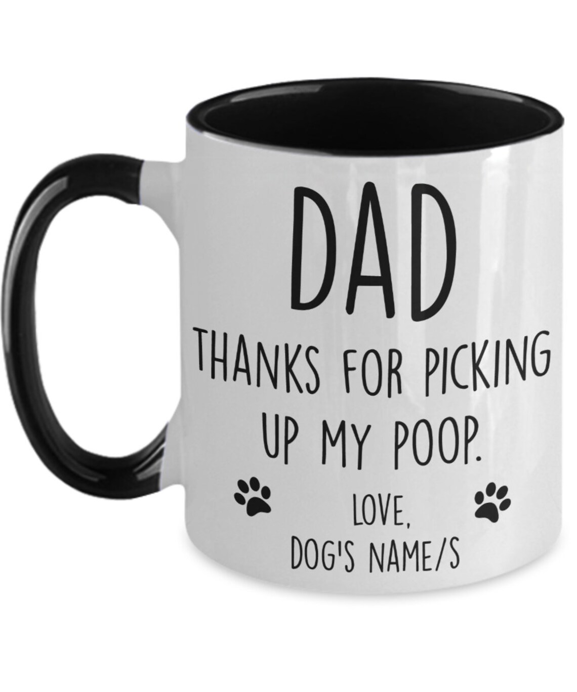 Custom Dog Dad Gift Fathers Day Dog Gift Personalized Dog Dad | Etsy