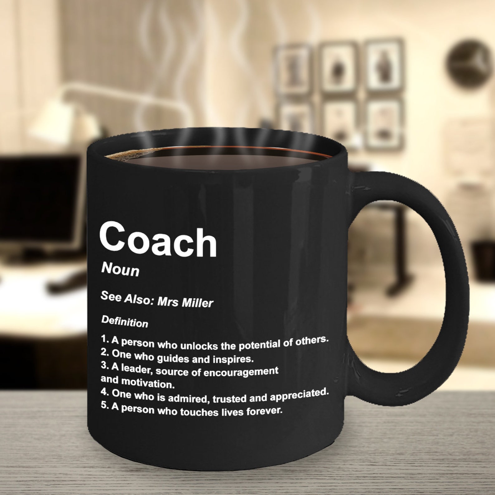 Coach Personalised gift custom name coach gift Inspirational Etsy