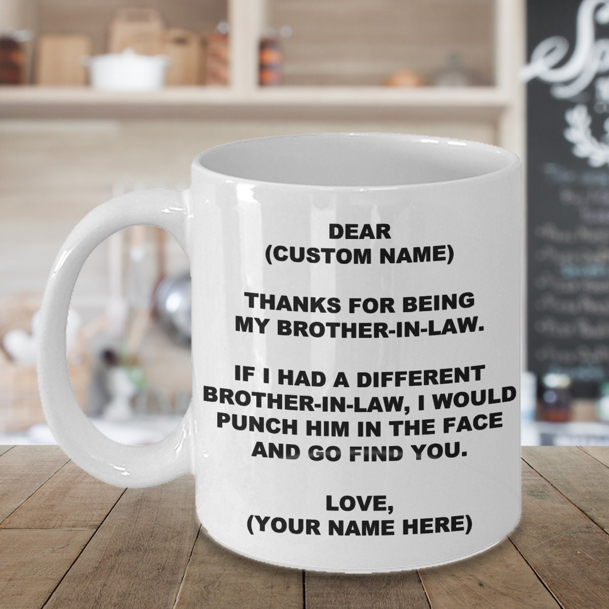 Custom gift for brother in law Coffee Mug personalized Etsy