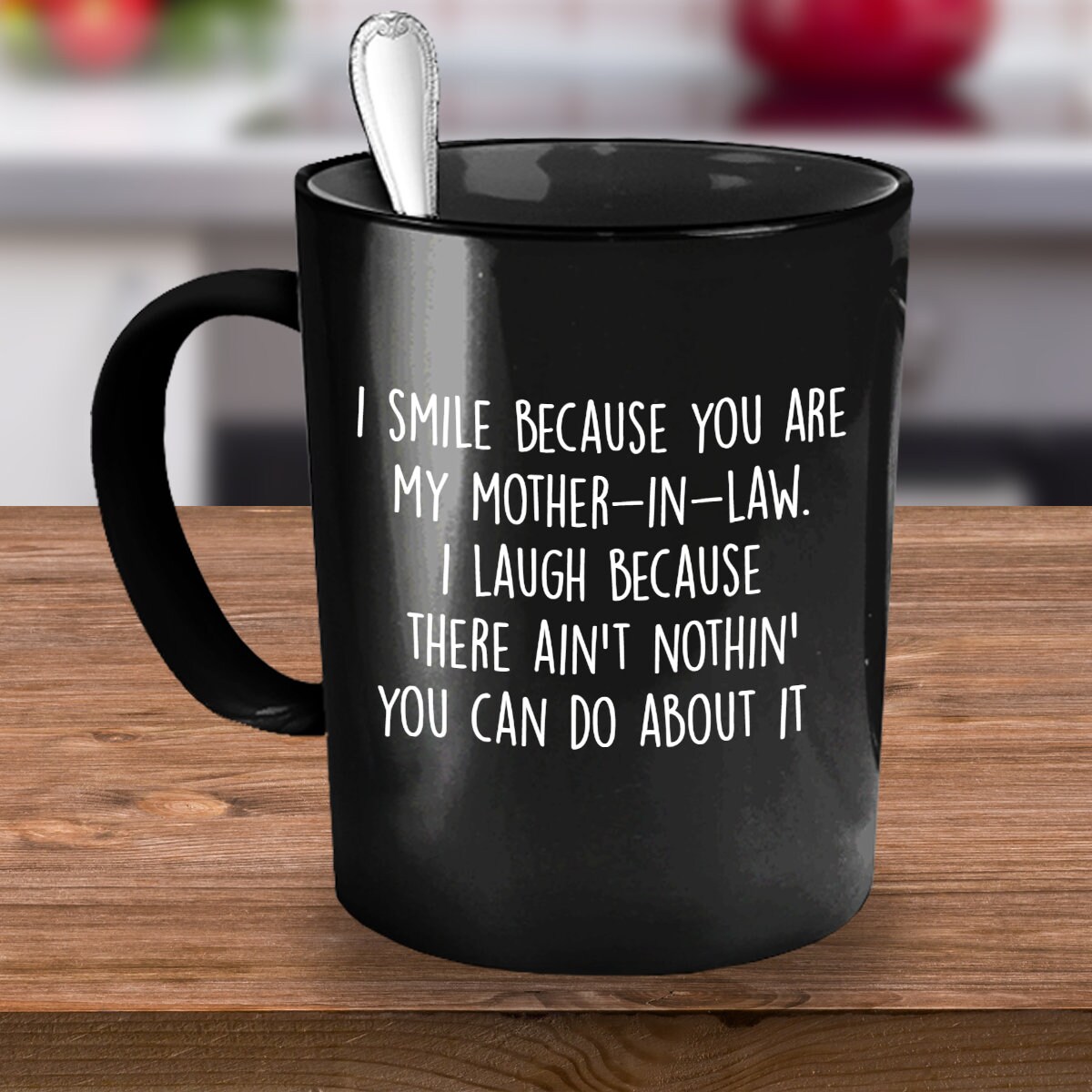 Funny Mother In Law Gift I Smile Because You're My Mother Etsy