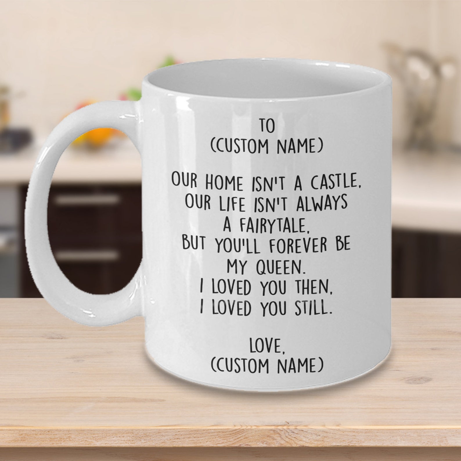 Personalized Gift for Wife from Husband Coffee Mug Custom