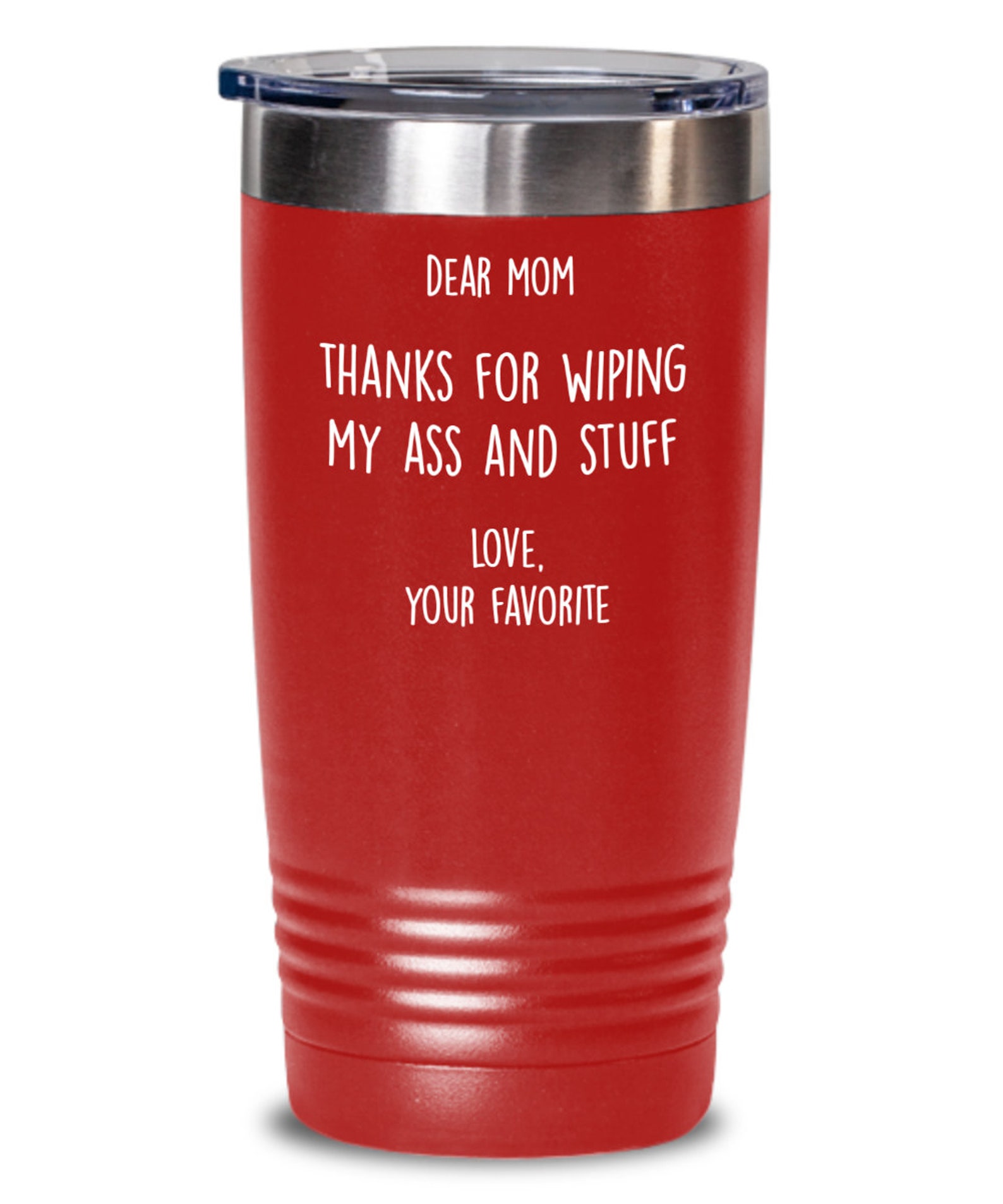 Funny Personalized gift for mom Thanks for wiping my ass Etsy