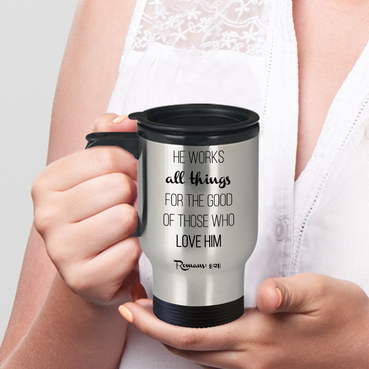 All Things Romans 828 Christian Travel Mug for Men Women Etsy