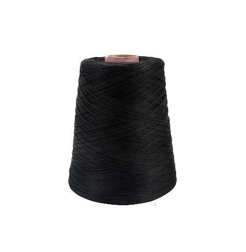 24 Black Anchor Cotton Embroidery Thread Skeins / Floss noir for Cross /  Long Stitch 
