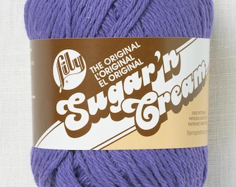 Lily Sugar N Cream Yarn--Asstd Colors--100% Cotton--Size 4 Medium Weight--Crochet Knitting Supply