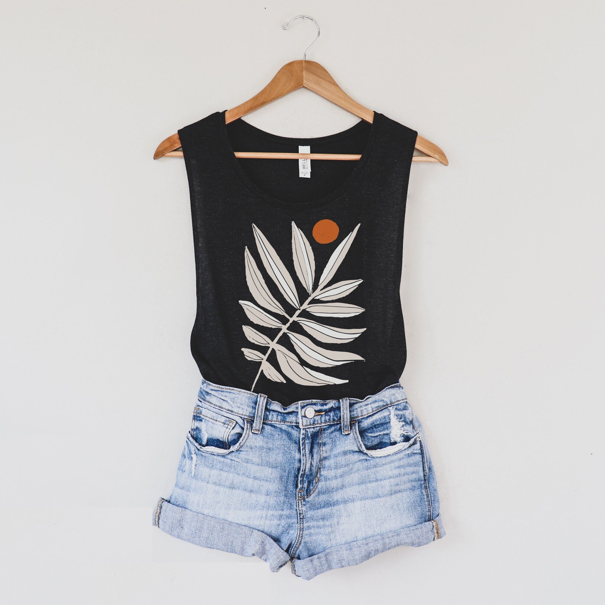 Women's Graphic Tank Tops - Summer Sleeveless Loose Fit Casual Shirts