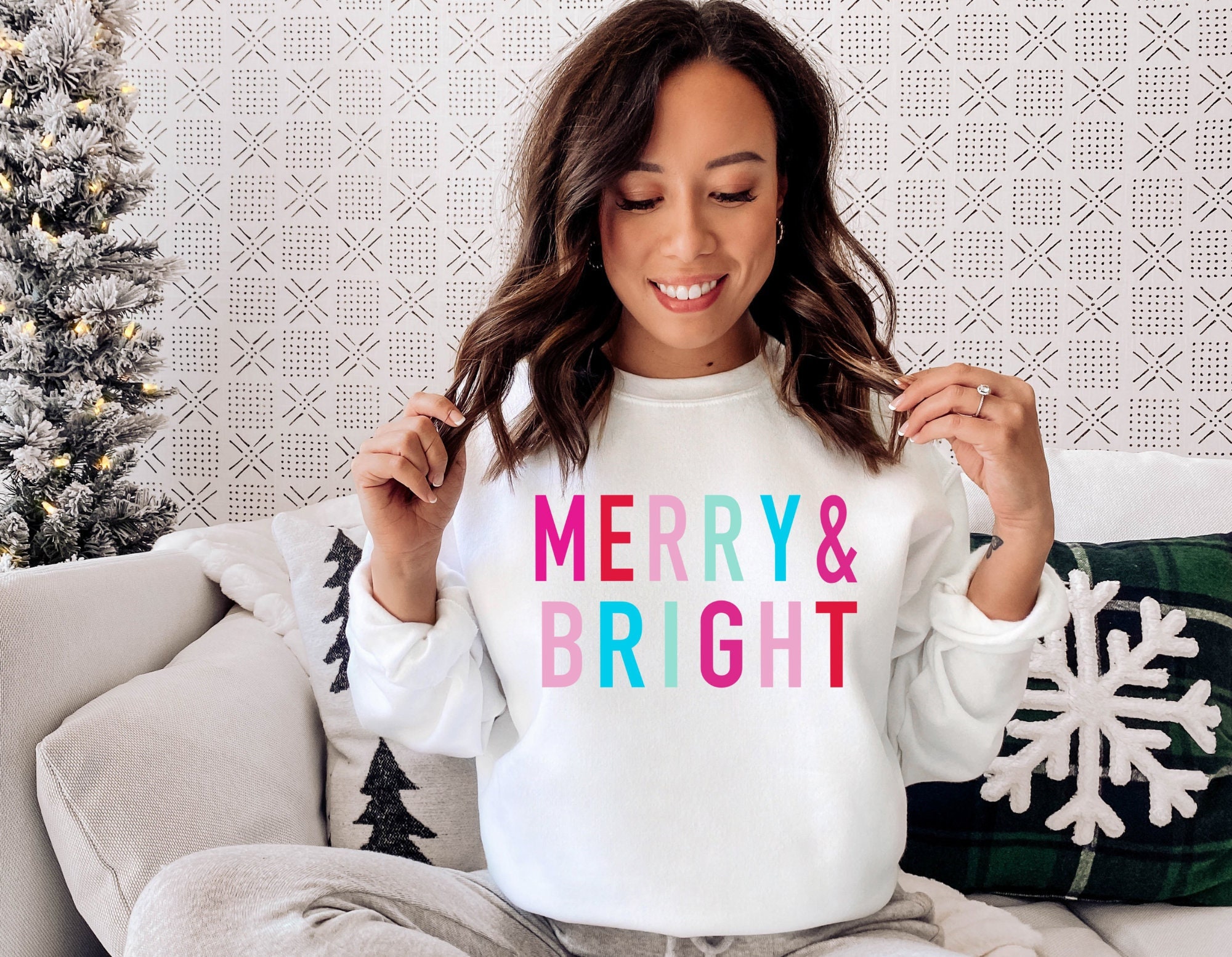 Merry Bright Sweater - Etsy