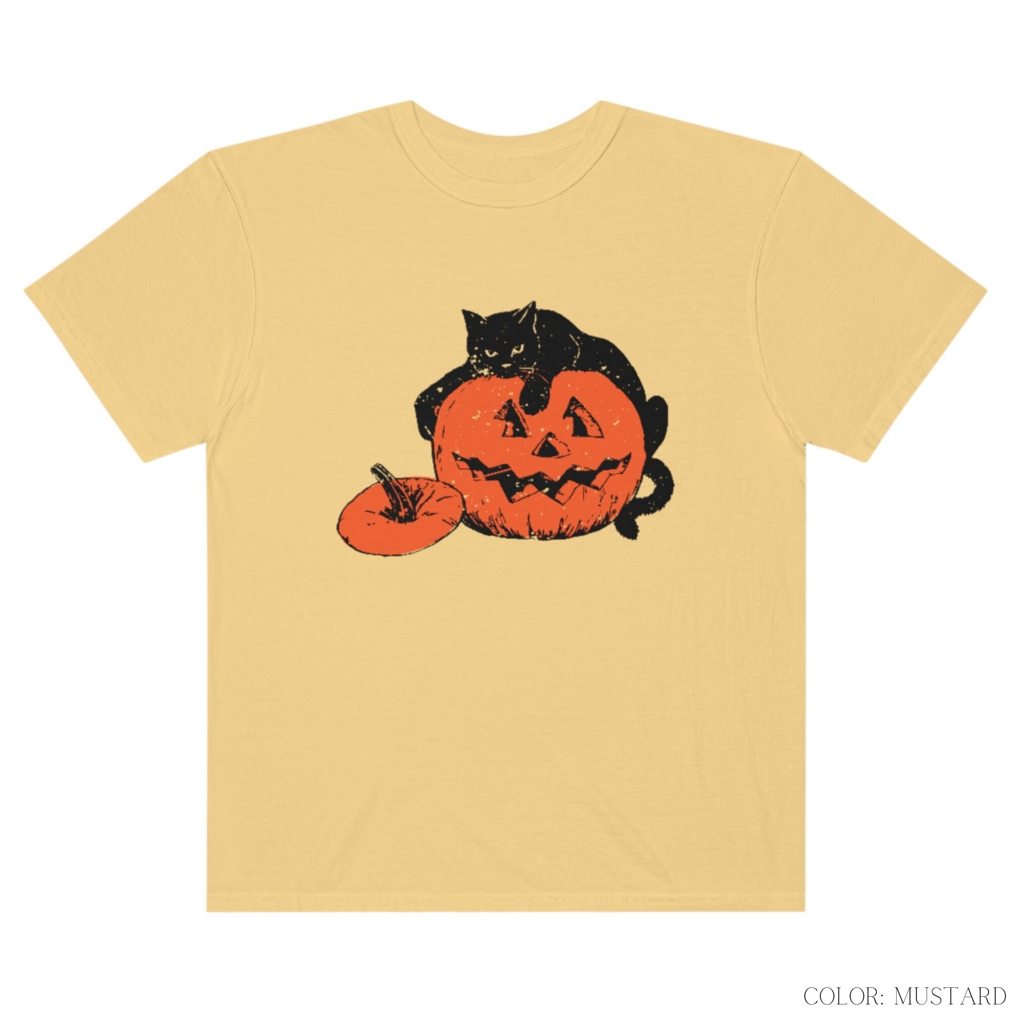 Black Cat Shirt Black Cat Halloween Shirt Cat Halloween Etsy