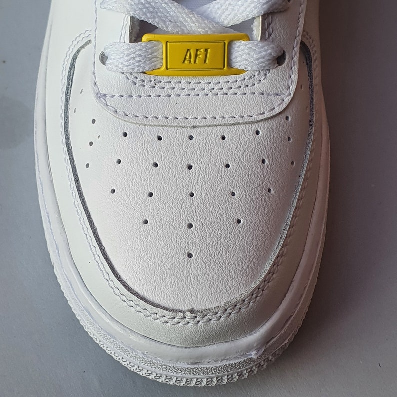 gold air force one lace lock