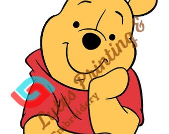 Winnie the Pooh Head Embroidery File