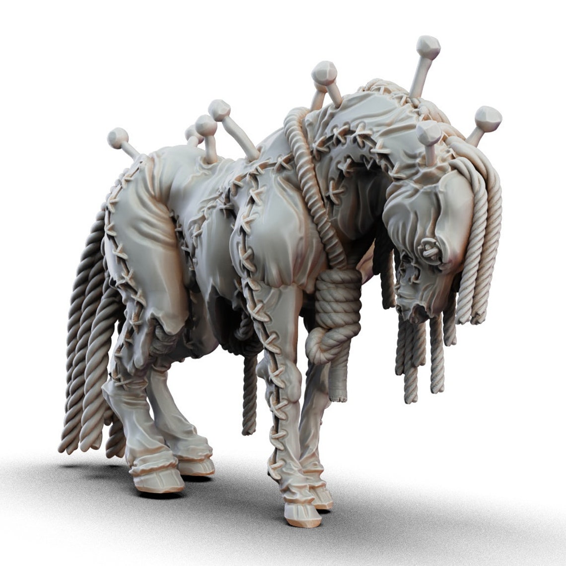 Horse Puppet miniature for D&D / Pathfinder / Tabletop RPG / Etsy