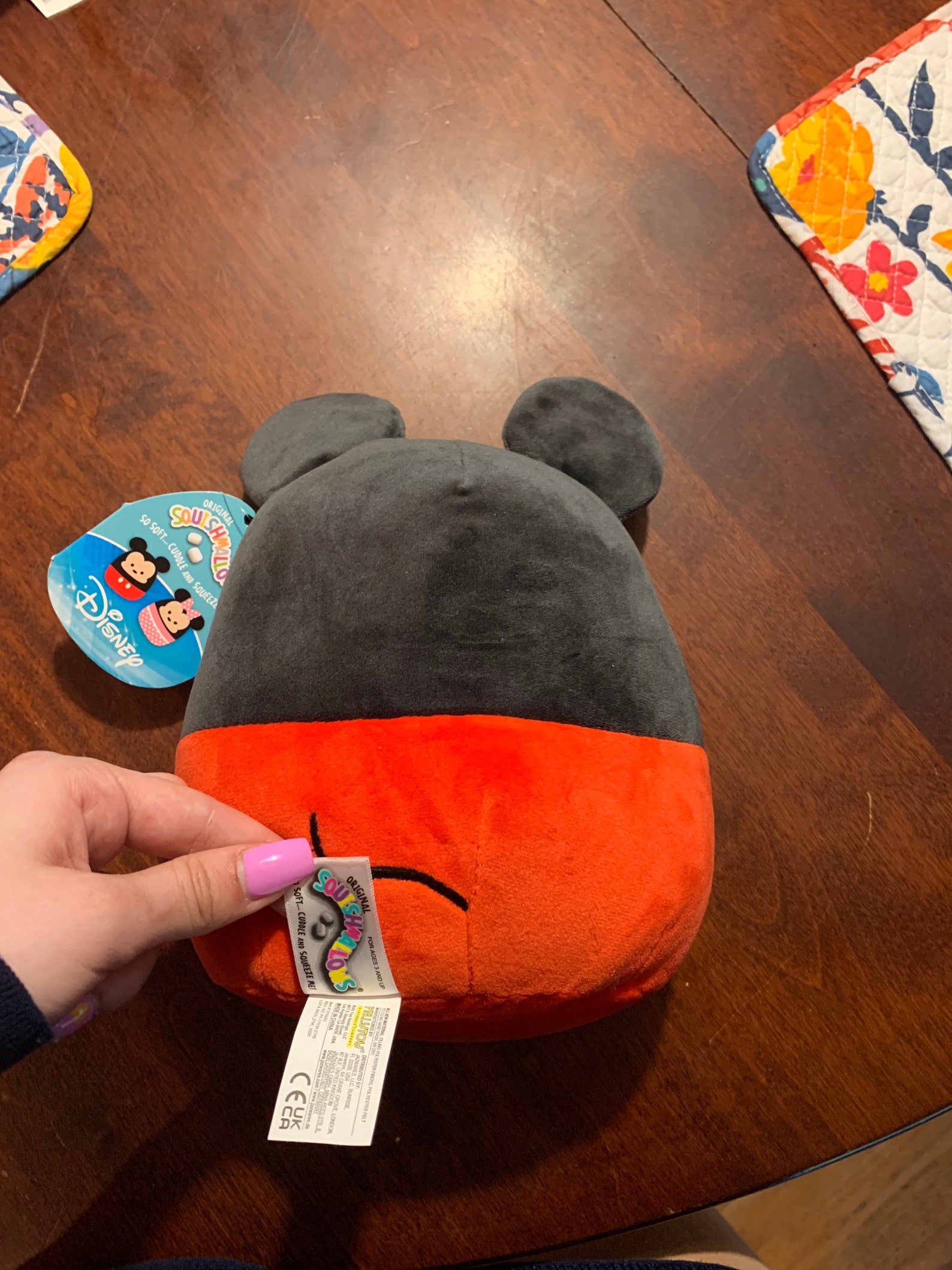 7.5 Mickey Mouse Squishmallow | Etsy