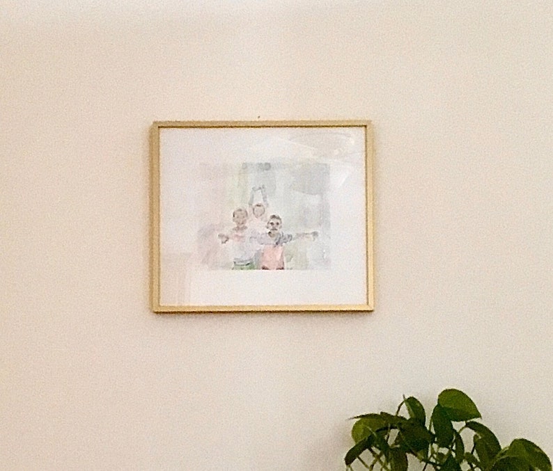 Defend and Protect, Watercolor Painting Etsy