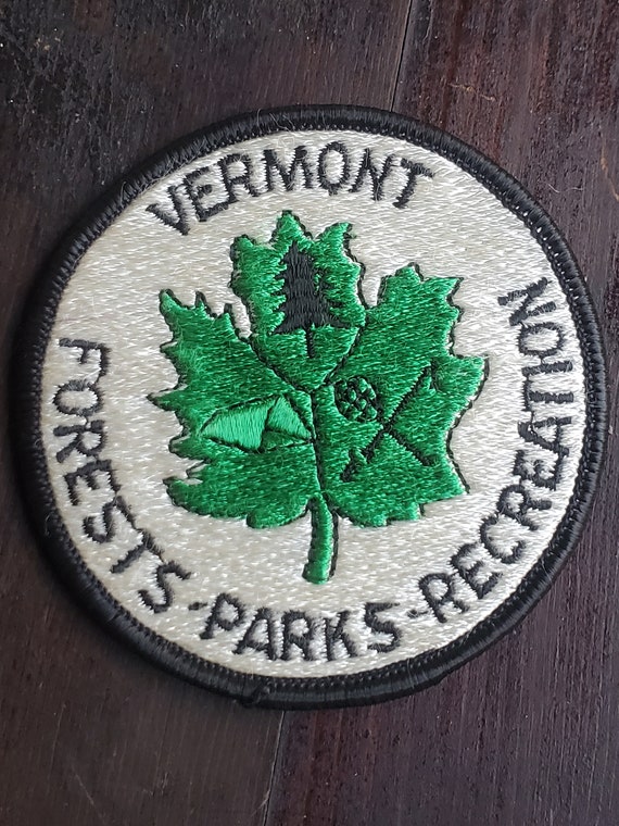 Vermont Forests Parks and Recreation Sew-On Patch