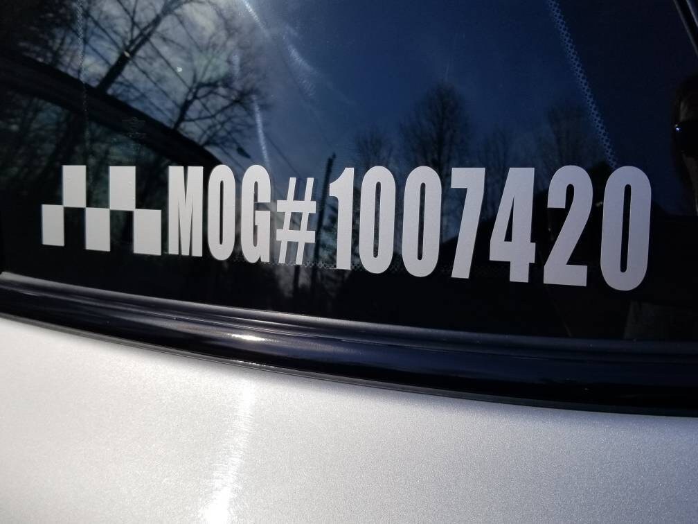 MOG decal Custom Mini sticker Mini Owners Group premium Etsy
