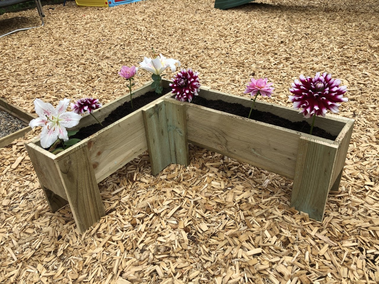 Corner Garden Planter Medium Herb Planter Flower Planters Etsy UK