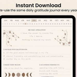 GoodNotes、iPad用デジタルデイリー感謝ジャーナル（デジタルダウンロード） 画像 5