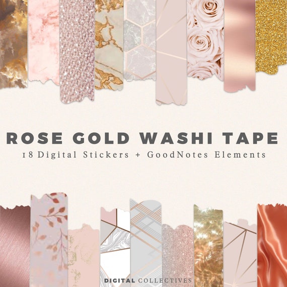 Washi Tape Digital Stickers for GoodNotes