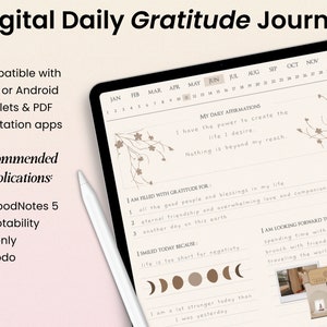 GoodNotes、iPad用デジタルデイリー感謝ジャーナル（デジタルダウンロード） 画像 7