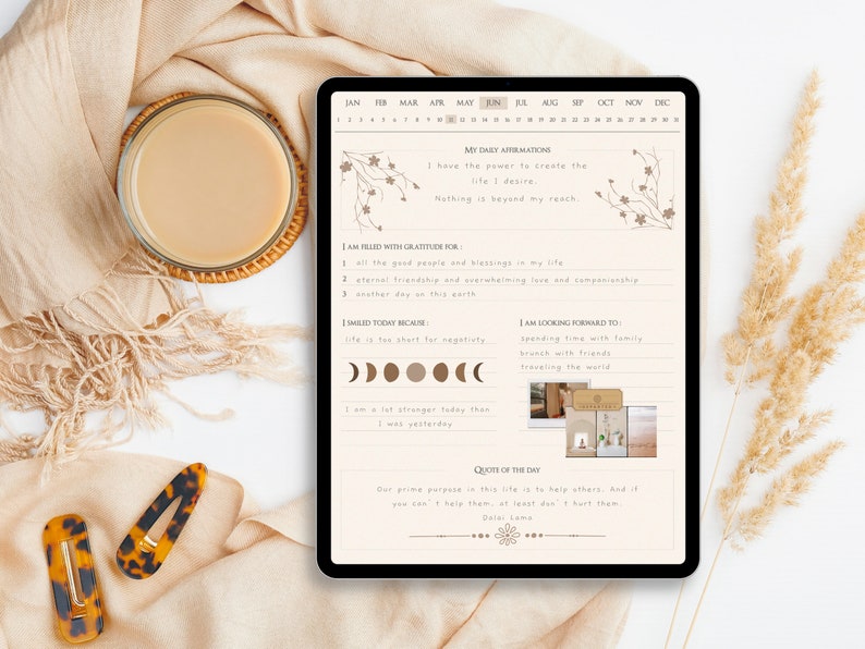 GoodNotes、iPad用デジタルデイリー感謝ジャーナル（デジタルダウンロード） 画像 9