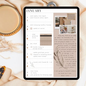 Undated Digital Weekly Planner Weekly Planner Template Digital Daily Planner GoodNotes Planner Template Weekly Planner Spread image 8