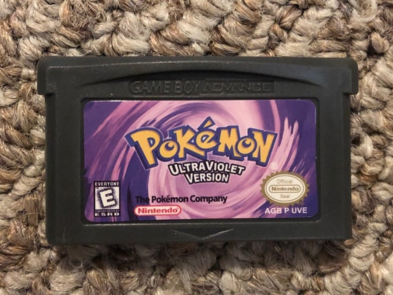 Pokemon Ultra Violet Nintendo Game Boy Advance Gba Video Game Etsy