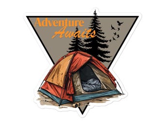 Adventure Awaits - Kiss-Cut Sticker