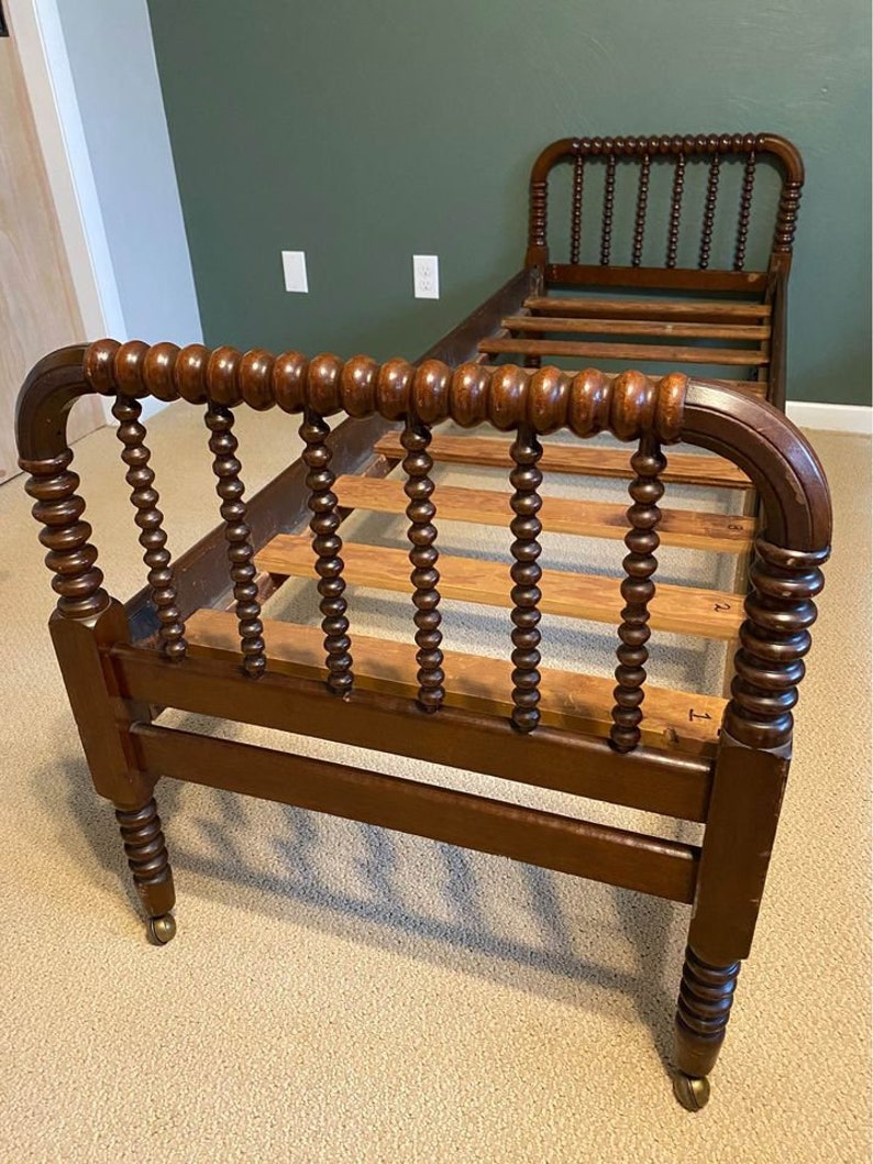 Vintage Heirloom Spindle Spool Bed JennyLind Toddler Bed Etsy