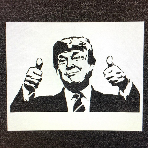 Trump Stencil - Etsy