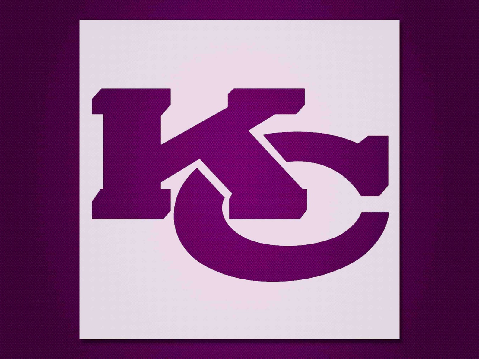 Chiefs stencil Reusable&Durable Mylar 10 mil 254 micron Etsy