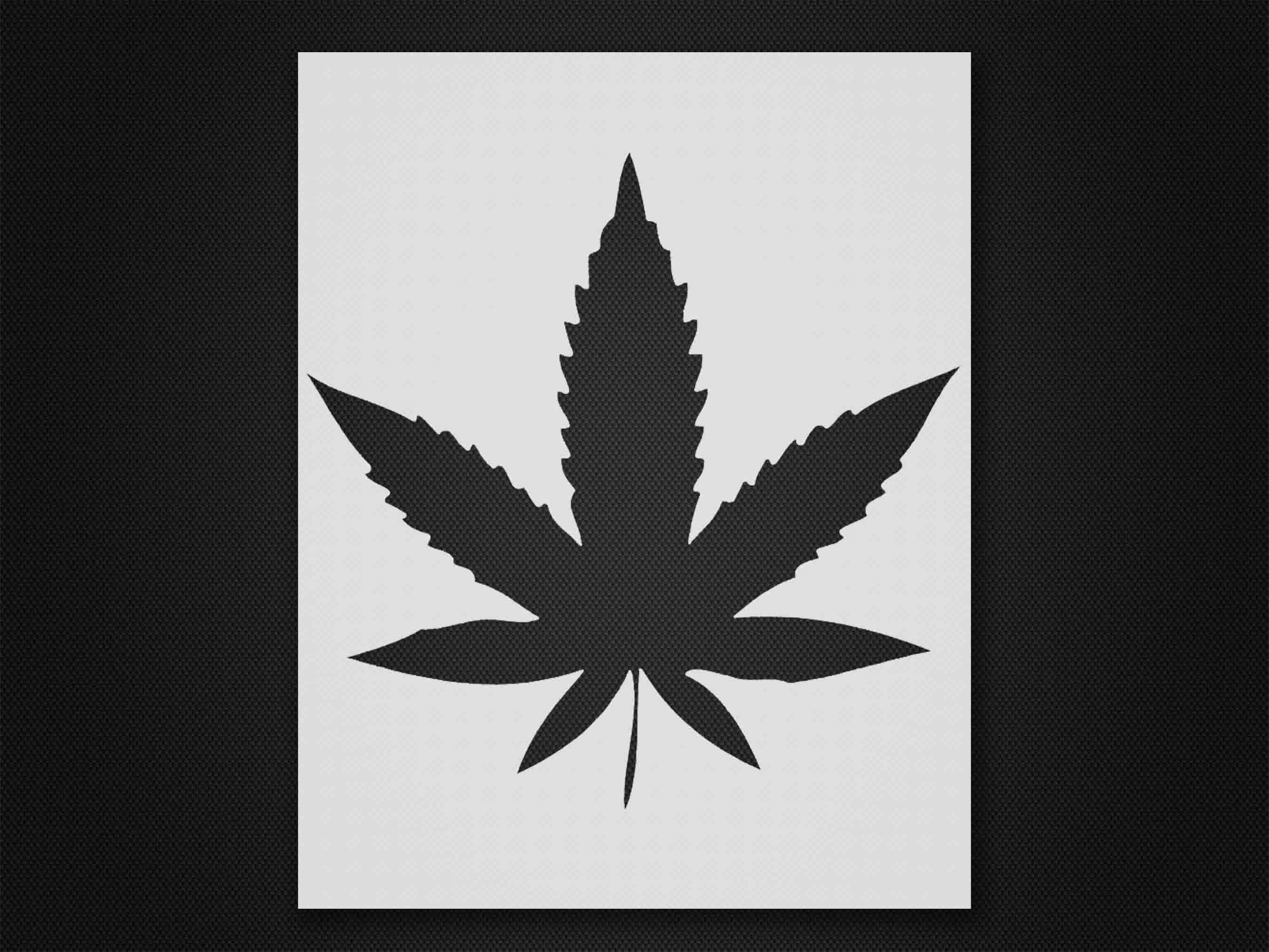 Weed Stencil Reusable&durable Mylar 10 Mil - Etsy UK