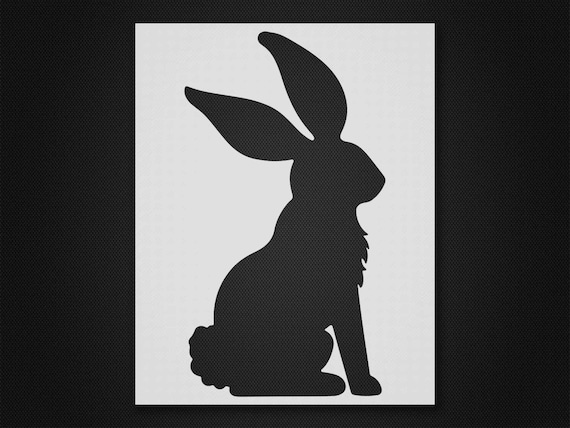 Rabbit Stencil Reusable&durable Mylar 10 Mil | Etsy
