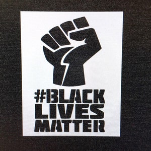 Black Lives Matter stencil - 11x8.5 - 11x13.9