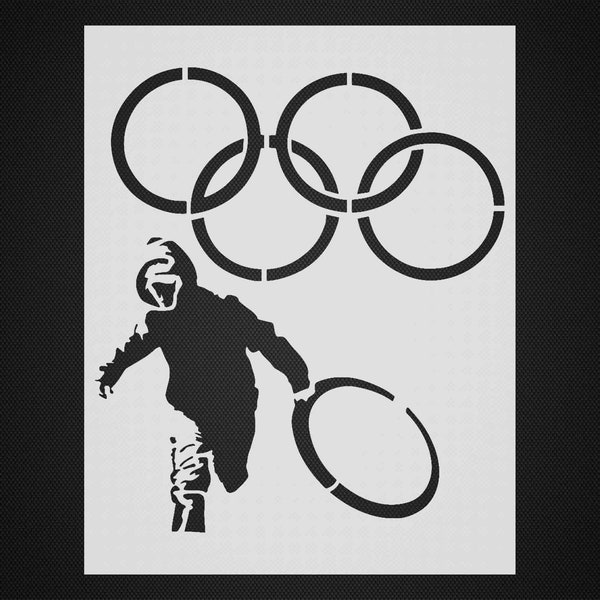 Pochoir Banksy - Reusable&Durable Mylar - 10 mil (254 microns) d’épaisseur