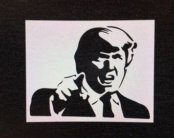 Trump stencil - 11x8.5 - 11x13.9
