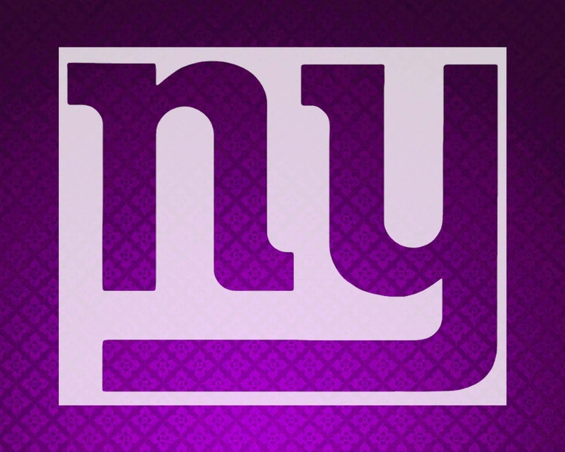 New York Giants stencil 11x8.5 11x13.9 | Etsy