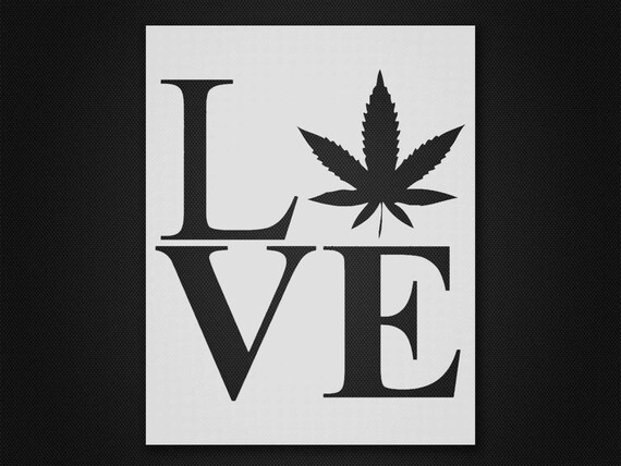 Weed Stencil Reusable&amp;durable Mylar 10 Mil | Etsy